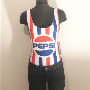 🥤🧩NWT Pepsi swimsuit/onesie!!!!